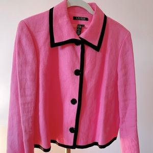 Jackie O. style, vintage Ralph Lauren jacket.